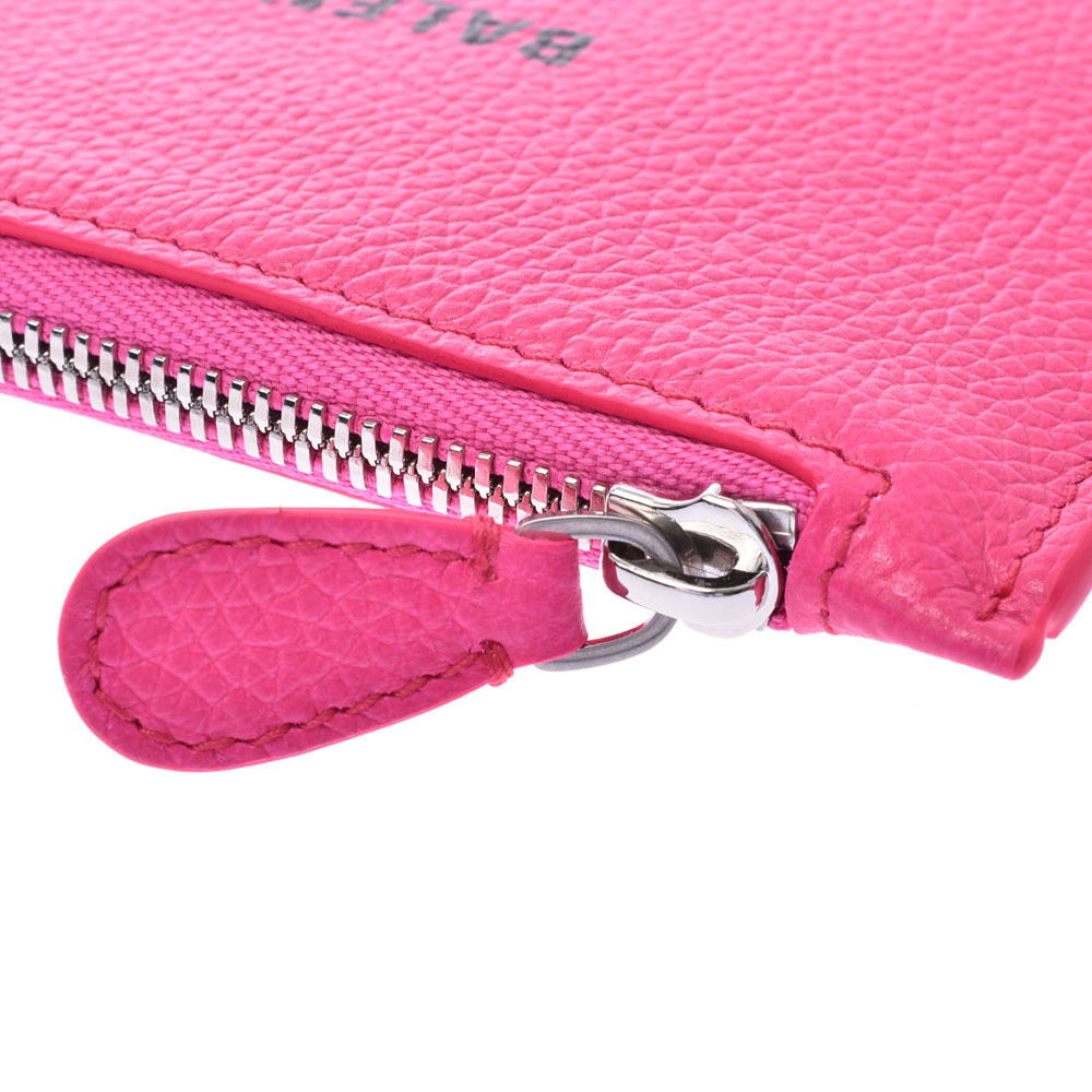 Balenciaga Pink Card Wallet Calfskin - Picture 6 of 12
